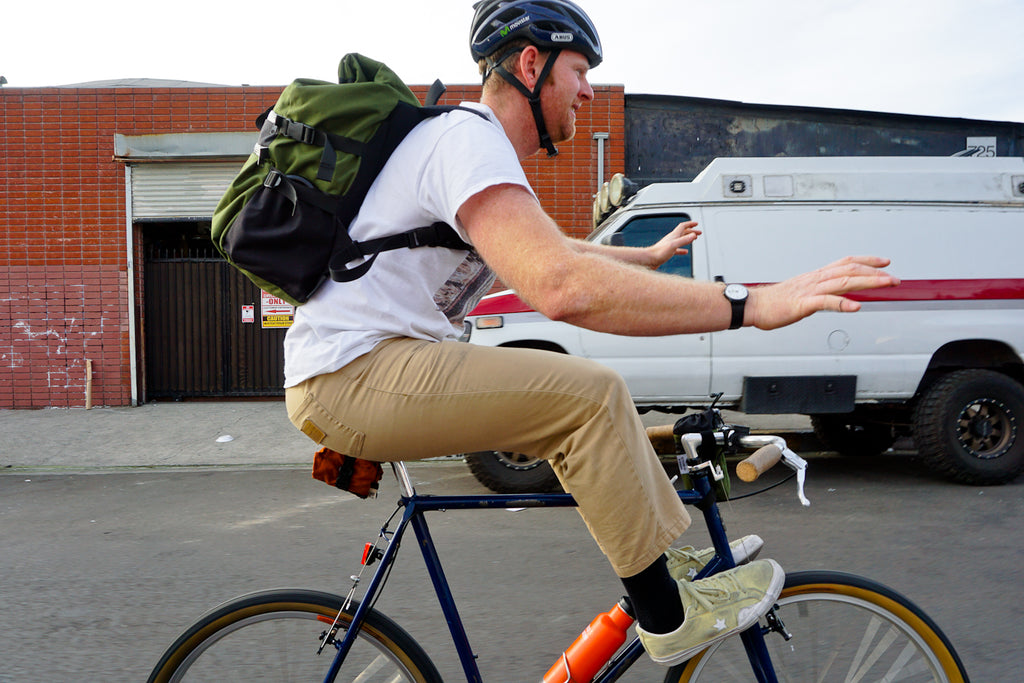 Large Roll Top Cycling Backpack