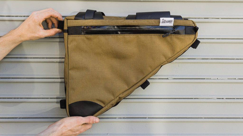 Road Runner Bikepacking Frame Bag Sizes