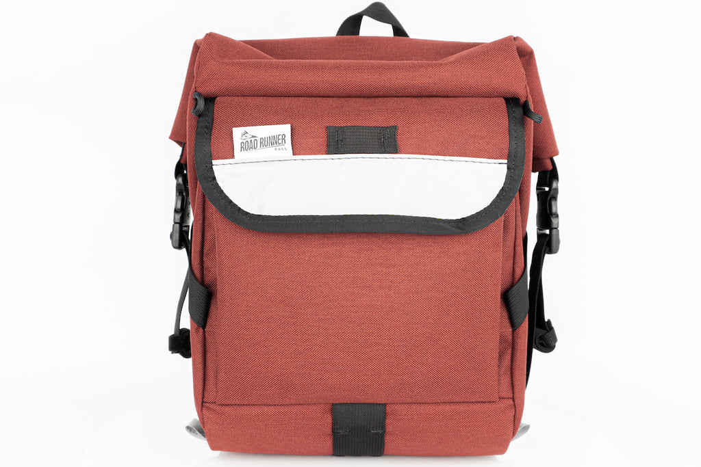 Anywhere Panniers in Burgundy Cordura