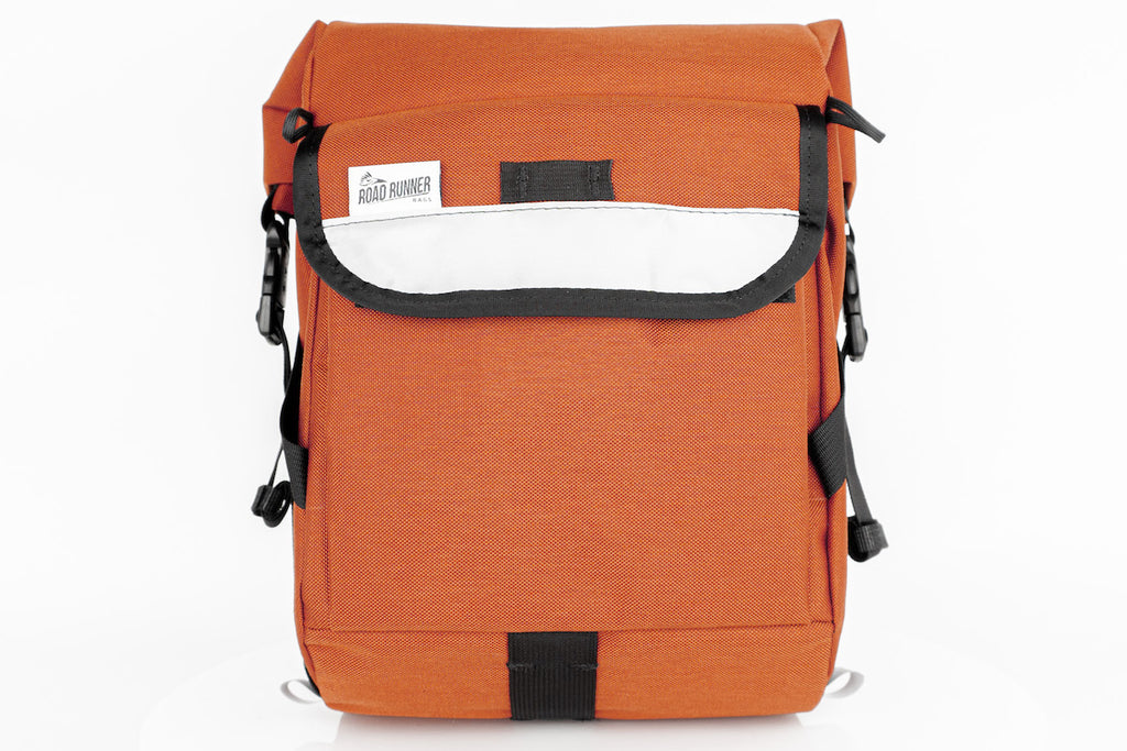 Anywhere Panniers in Rust Cordura