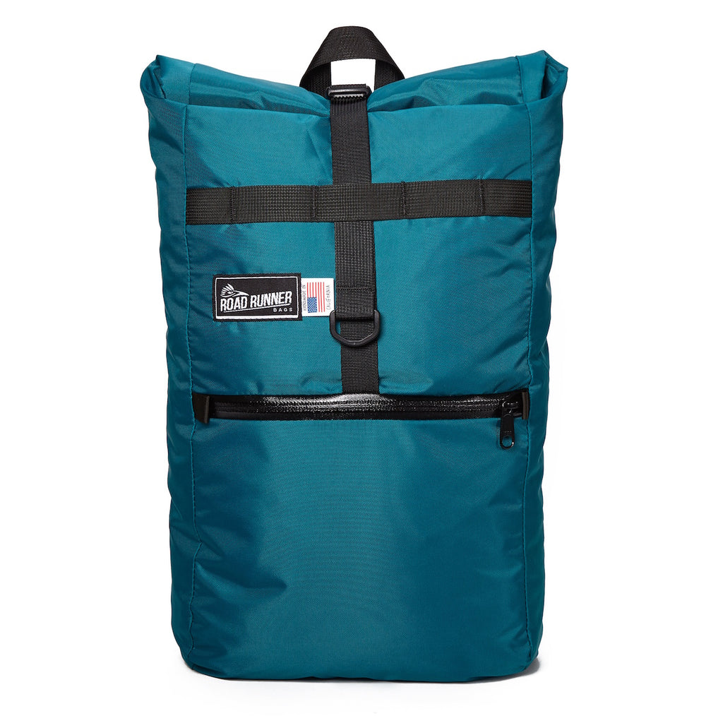 Evil Mini Weatherproof and Packable Backpack in Teal Nylon