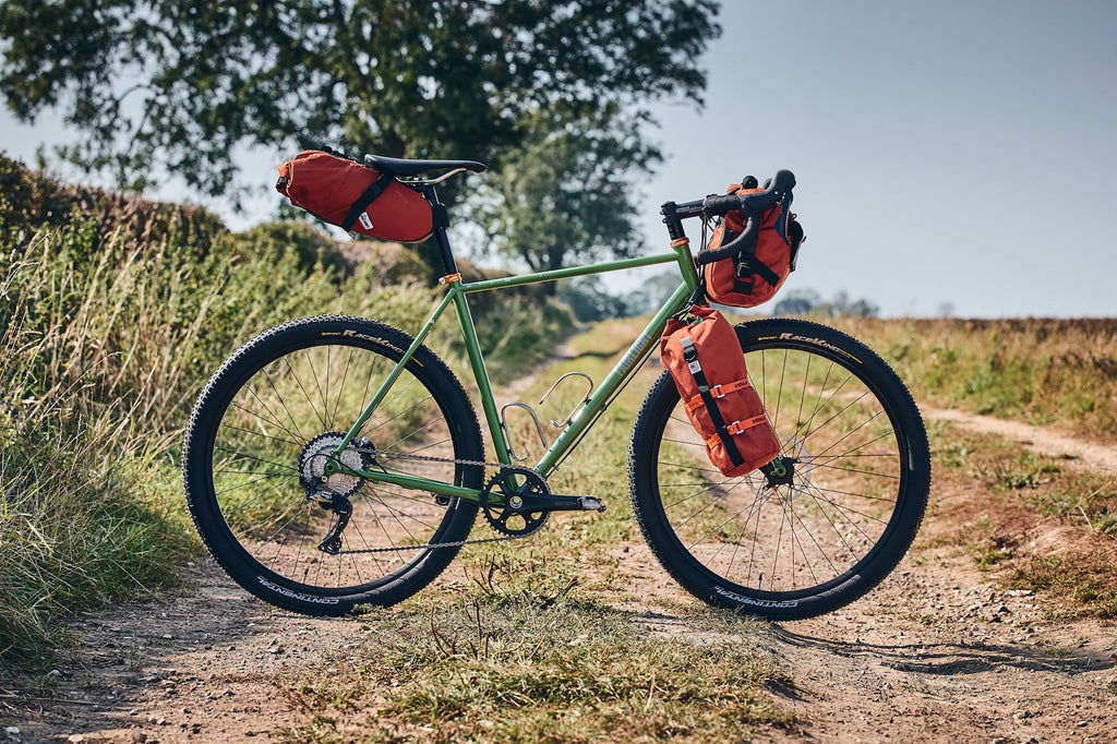 Rust Bikepacking Bags on a Fairlight LS1
