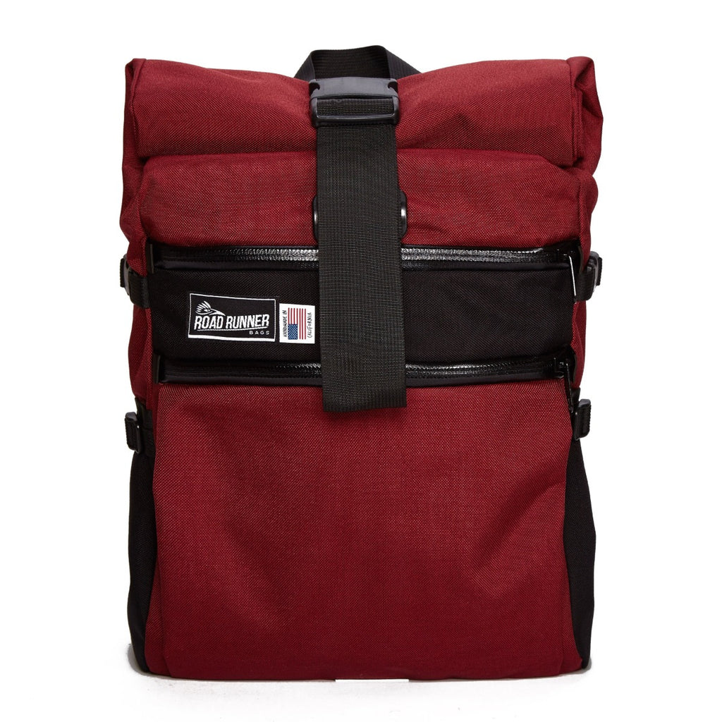 Medium Roll Top Backpack - Bicycle Bag by Road Runner Bags