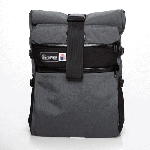 Medium Roll Top Backpack - Bicycle Bag by Road Runner Bags