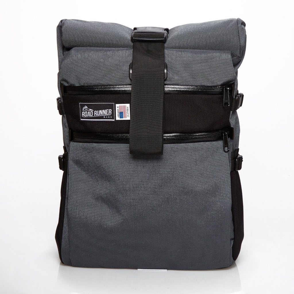 Medium Roll Top Backpack - Bicycle Bag by Road Runner Bags