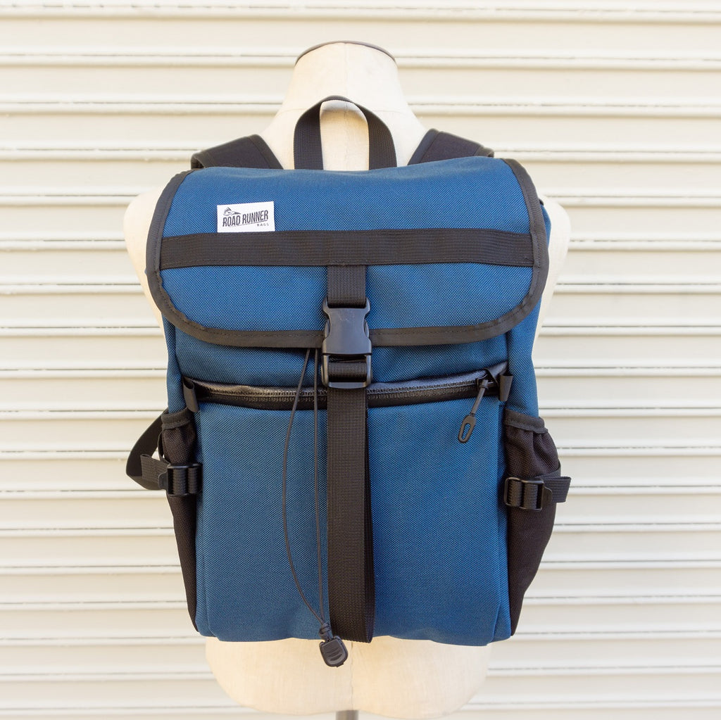Slacker Day Pack by Road Runner Bags in Navy Cordura