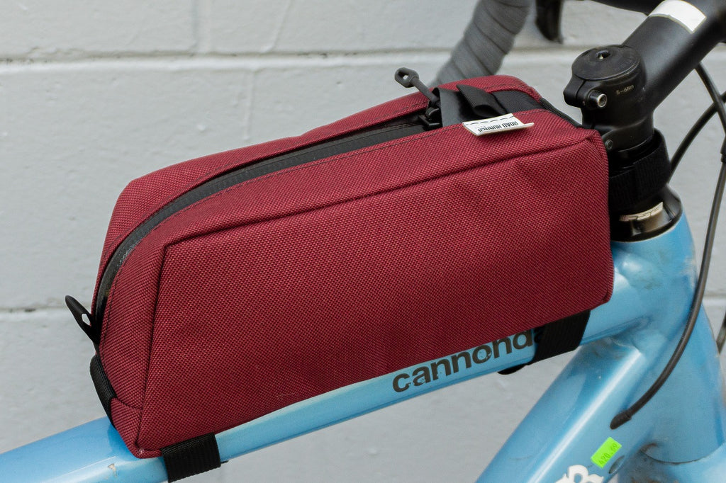 Bluff Top Tube Gas Tank Bag in  Burgundy