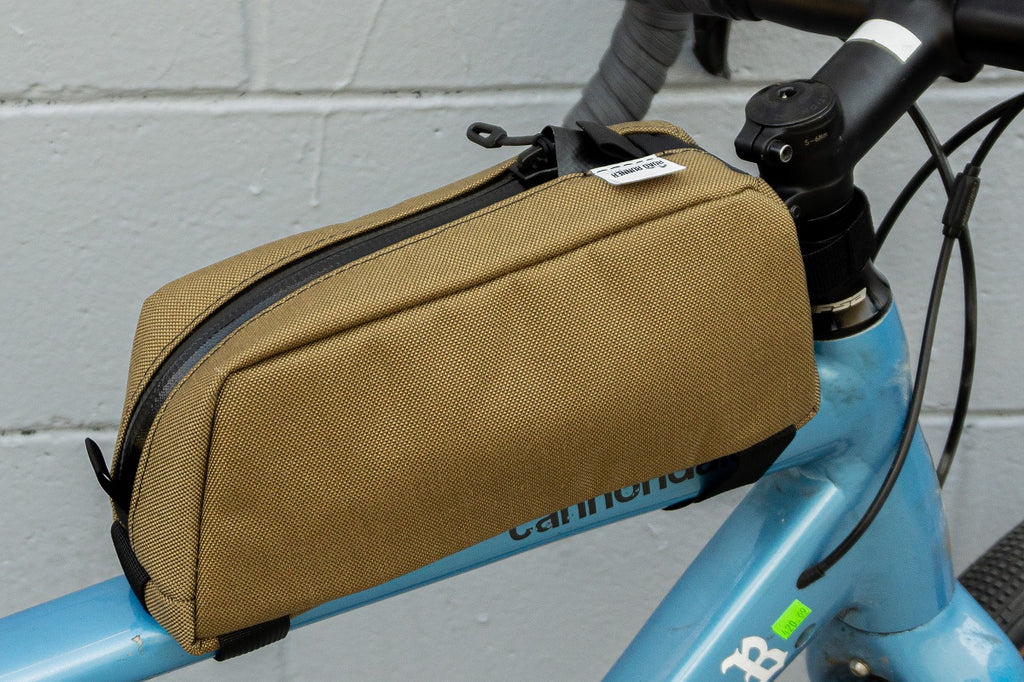 Bluff Top Tube Gas Tank Bag in Coyote