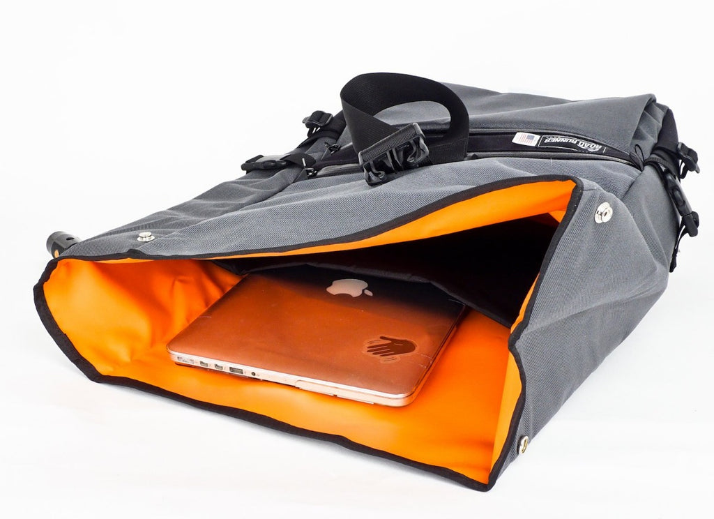 Medium Roll Top Backpack - Bicycle Bag by Road Runner Bags