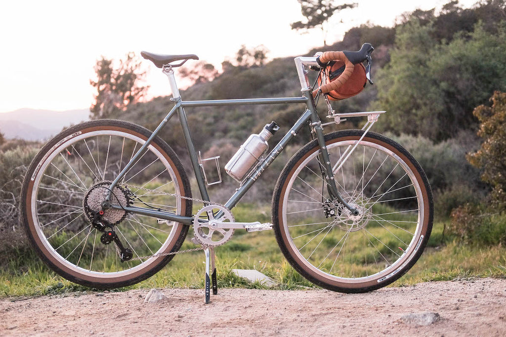 Road Runner Bags West Coast Burrito Handlebar Bag for Road, Gravel and Bikepacking on a Velo Orange Polyvalent